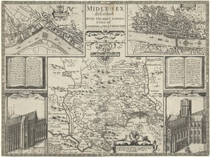 Kaart van Middlesex