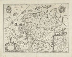 Kaart van Oost-Friesland