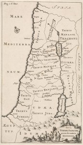 Kaart van Palestina