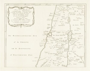 Kaart van Palestina