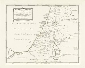 Kaart van Palestina