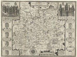 Kaart van Surrey