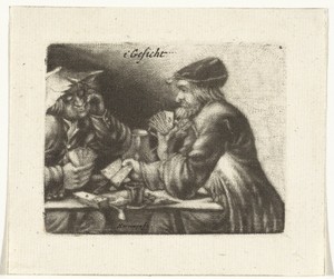 Kaartende mannen