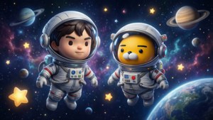 Kakao Friends in Space
