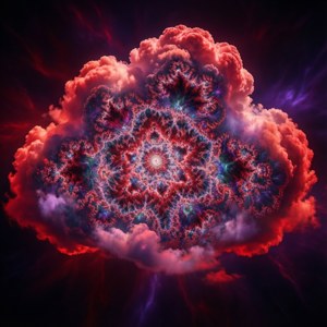 Kaleidoscope Cloud Window