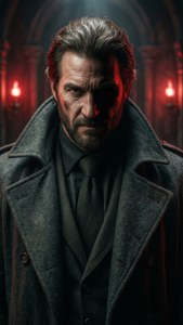 Kane's Shadowed Gaze