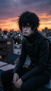 Kaneki Rooftop Sunset