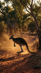Kangaroo at Dusk