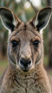 Kangaroo Eye Contact