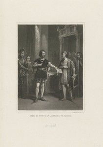 Karel de Stoute en Lodewijk XI te Péronne