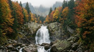 Karkonosze Waterfall Autumn