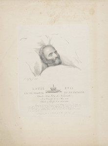 Karl Wilhelm Naundorff op zijn doodsbed