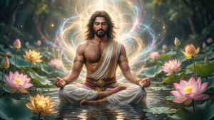 Karna in Meditation