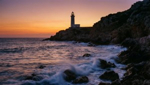 Karpaz Lighthouse Sunset