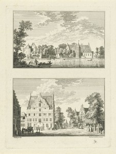 Kasteel en raadhuis te Goch