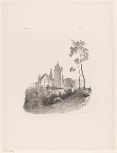 Kasteel in een landschap