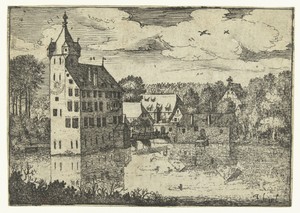 Kasteel Unterburg te Nürnberg of kasteel Dinterburg nabij Nürnberg