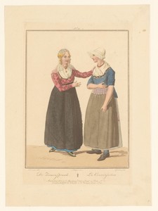 Katwijkse en Volendamse vrouw