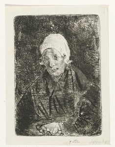 Katwijkse oude vrouw