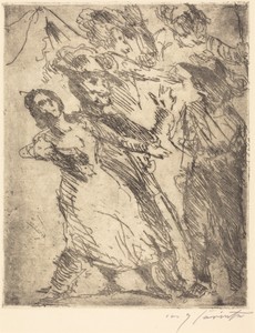 Kavaliere mit einer frau (Cavaliers with a Woman)