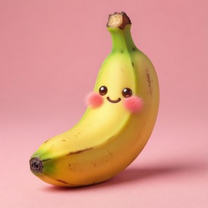 Kawaii Banana Face