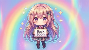 Kawaii BRB Overlay
