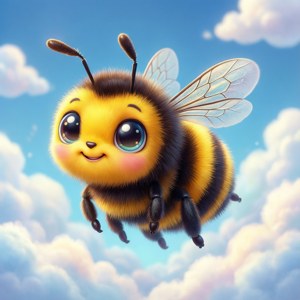 Kawaii Bumblebee Sky