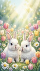 Kawaii Bunny Garden