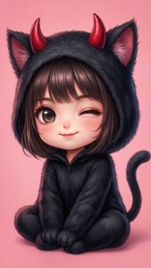 Kawaii Devil Cat