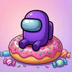 Kawaii Donut Crewmate