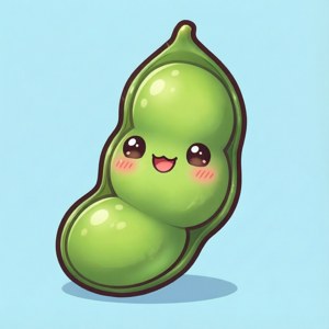 Kawaii Edamame Pod