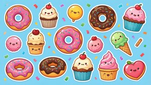 Kawaii Food Sticker Pack