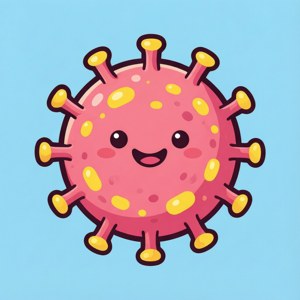 Kawaii Germ Smile