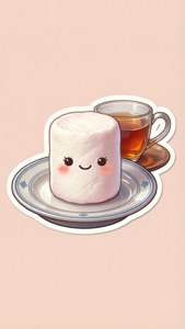 Kawaii Marshmallow Tea