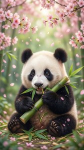 Kawaii Panda Blossom
