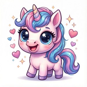Kawaii Pastel Unicorn