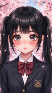 Kawaii School Girl