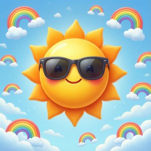 Kawaii Sun Smile