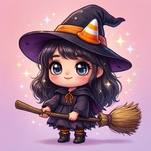 Kawaii Witch Chibi