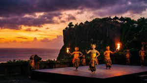Kecak Dance at Uluwatu Sunset