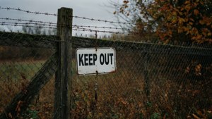 Keep Out Sign