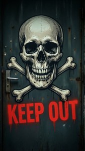 Keep Out Warning