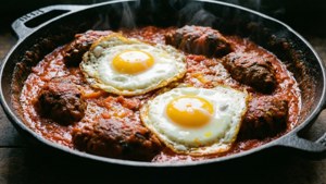 Kefta Egg Tajine Sizzle