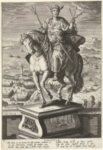 Keizer Caligula te paard