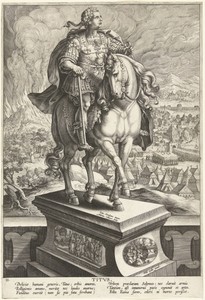 Keizer Titus te paard