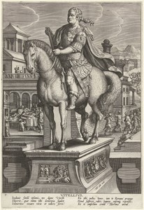 Keizer Vitellius te paard