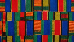 Kente Cloth Abstraction