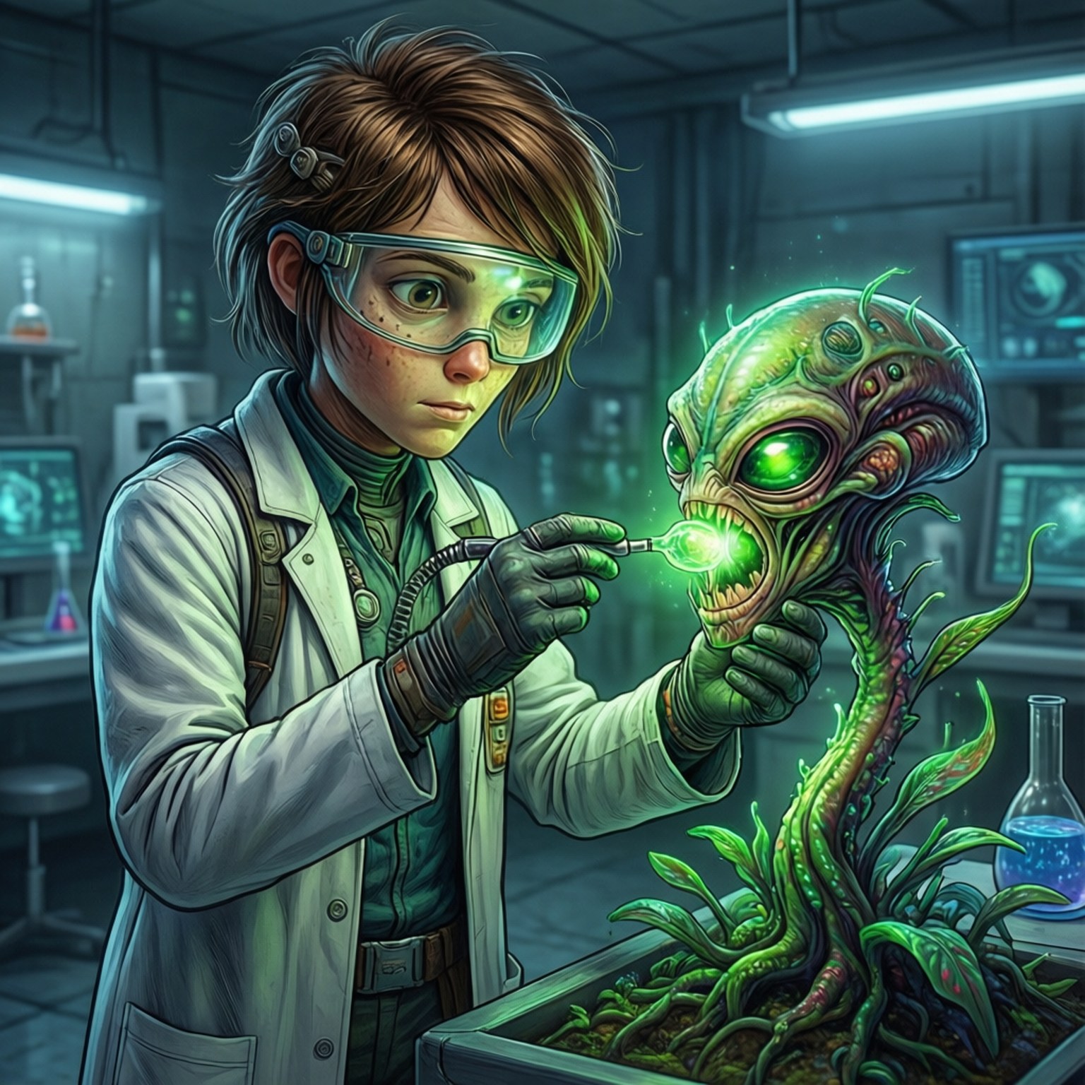 Kerbal Researcher by Wallpapers.art Studio