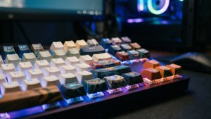 Keyboard Closeup Glow