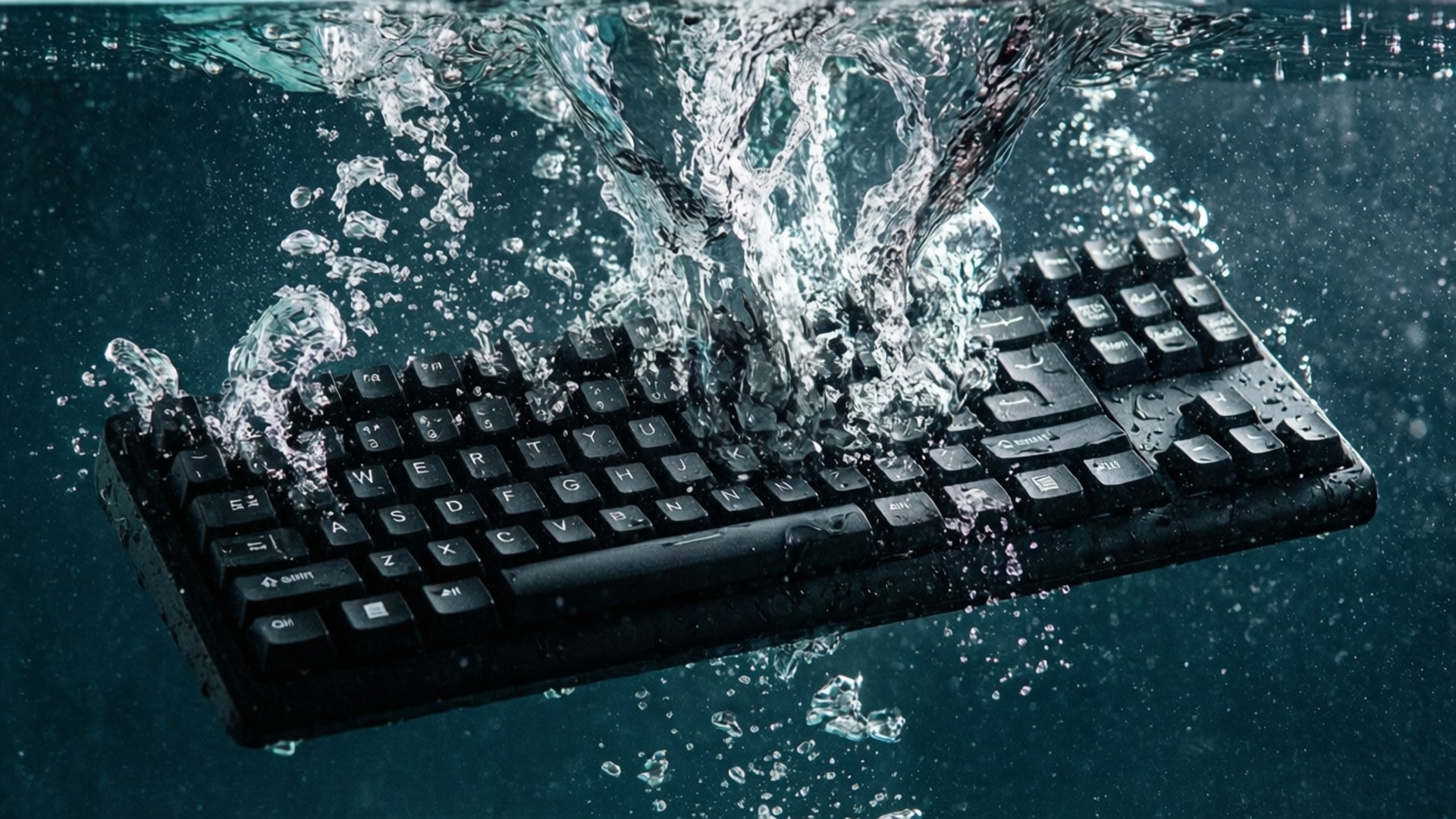 Keyboard Splash by Wallpapers.art Studio